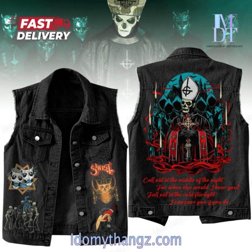 Ghost Call Me Little Sunshine Sleeveless Denim Jacket