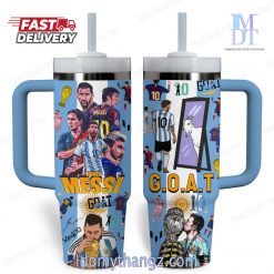 Lionel Messi GOAT Champions Copa America 2024 40 Oz Stanley Tumbler