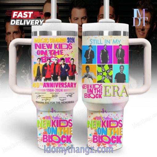 NKOTB Magic Summer 2024 40th Anniversary 40 Oz Tumbler