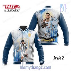 Copa America 2024 Argentina Leo Messi Baseball Jacket