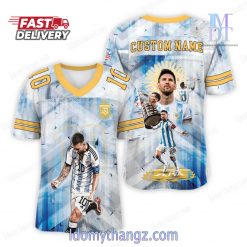 Copa America 2024 Argentina Leo Messi Football Jersey