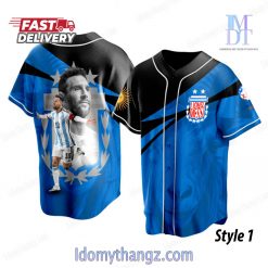 Copa America 2024 Leo Messi Baseball Jersey 1