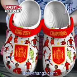 Spain Euro 2024 Champions Crocs 1