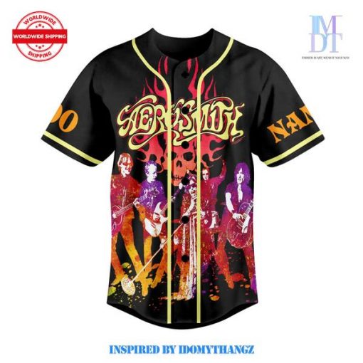 Aerosmith End Of The Road Baseball Jersey