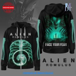 Alien Romulus Face Your Fear Zipper Hoodie