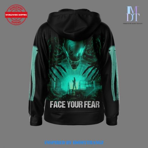 Alien Romulus Face Your Fear Zipper Hoodie