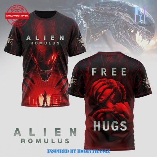 Alien Romulus Free Hugs 3D Shirt