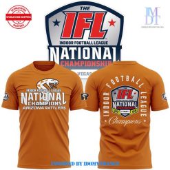 Arizona Rattlers IFL National Champions 2024 Orange 3D Shirt