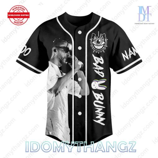 Bad Bunny Ready For The Most Wanted Tour Custom Baseball Jersey