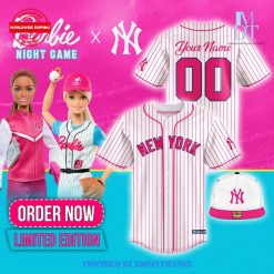 Barbie x New York Yankees Limited Edition Baseball Jersey