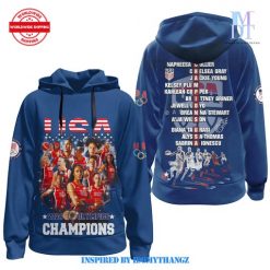 Basketball Olympics 2024 Champions USA Women Team Hoodie