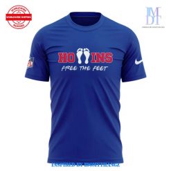 Buffalo Bills Hollins Free The Feet 2024 Blue TShirt