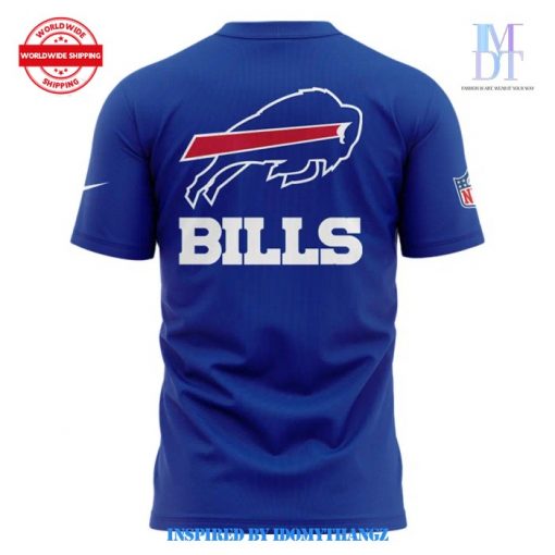 Buffalo Bills Hollins Free The Feet 2024 Blue T-Shirt