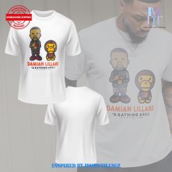 Damian Lillard x A Bathing Ape Baby Milo White Shirt