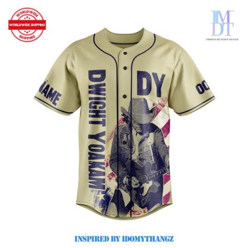 Dwight Yoakam Live In Concert Custom Baseball Jersey