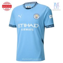 EPL Manchester City FC 20242025 Home Kit Custom Football Jersey