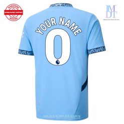 EPL Manchester City FC 20242025 Home Kit Custom Football Jersey