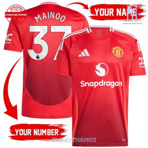 EPL Manchester United 2024/2025 Home Kit Custom Football Jersey