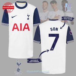 EPL Tottenham Hotspur 2024/2025 Home Kit Custom Football Jersey