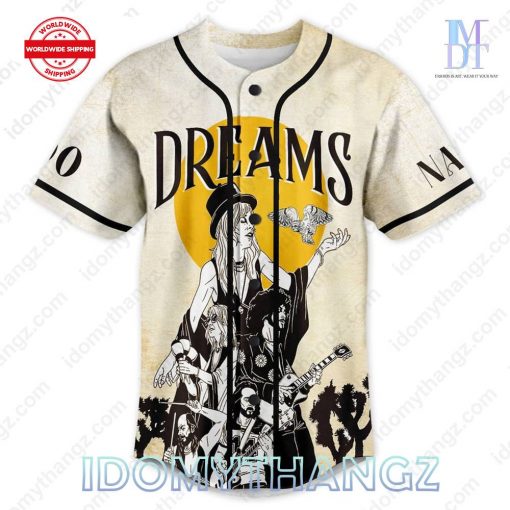 Fleetwood Mac Dreams I Keep My Visions To Myself Custom Baseball Jersey