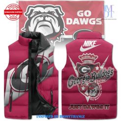 Georgia Football Just Dawgs It Puffer Sleeveless Jacket