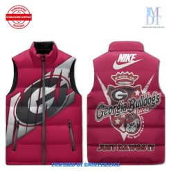 Georgia Football Just Dawgs It Puffer Sleeveless Jacket