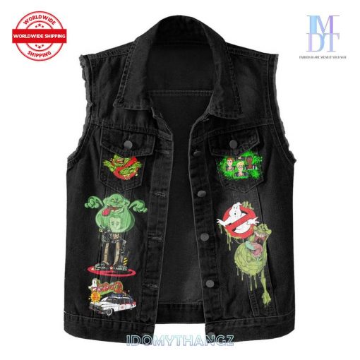 Ghostbusters Frozen Empire Sleeveless Denim Jacket