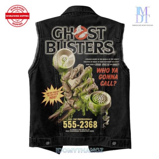 Ghostbusters Frozen Empire Sleeveless Denim Jacket