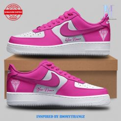 Golden State Valkyries Custom Name Pink Air Force 1