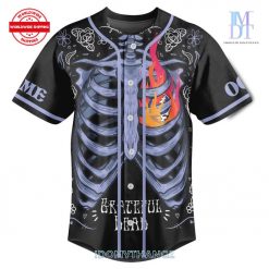 Grateful Dead Not All Who Wander Are Lost Baseball Jersey