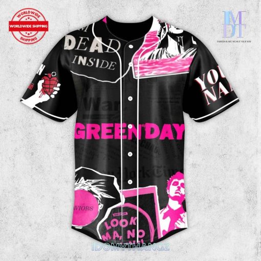 Green Day The Saviors Tour Baseball Jersey