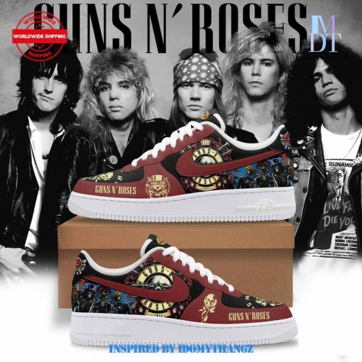 Guns N Roses Skull Rose Limited Edition Air Force 1