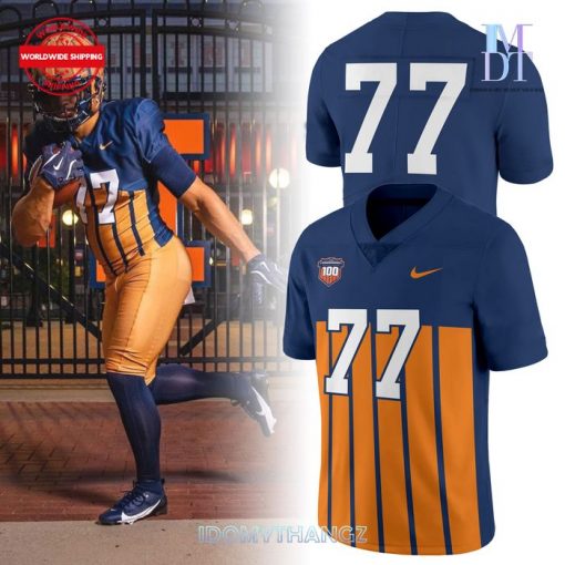 Illinois Unveils Throwback Uniforms Football Jersey