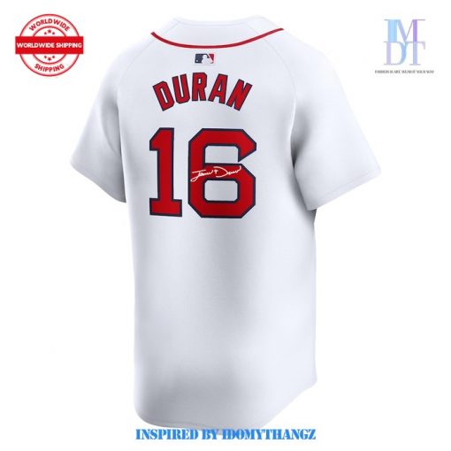 Jarren Duran Red Sox Signed Baseball Jersey