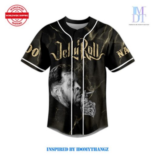 Jelly Roll Crown Skull Limited Baseball Jersey