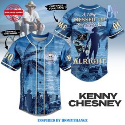 Kenny Chesny No Shoes Nation Customize Baseball Jersey