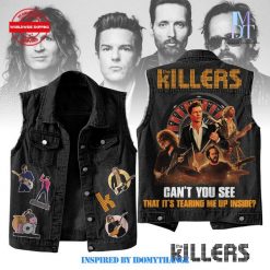 Killers Tearing Me Up Inside Sleeveless Denim Jacket