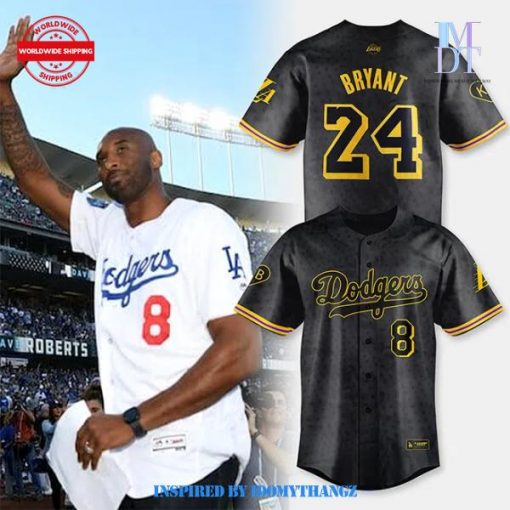 Kobe Bryant x Los Angeles Dodgers Baseball Jersey