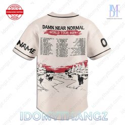 Koe Wetzel Damn Near Normal World Tour Baseball Jersey