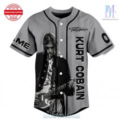 Kurt Cobain Nirvana Custom Baseball Jersey