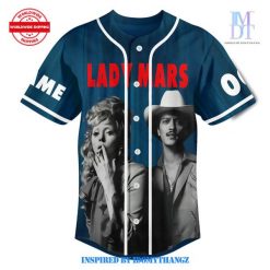 Lady Gaga And Bruno Mars If The World Was Ending Baseball Jersey