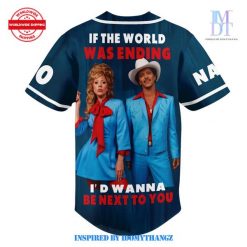 Lady Gaga And Bruno Mars If The World Was Ending Baseball Jersey