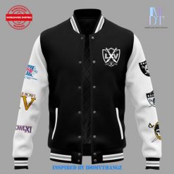 Las Vegas Raiders Super Bowl Champions Baseball Jacket