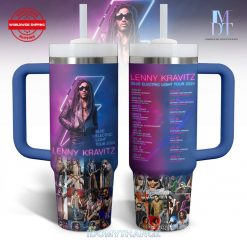 Lenny Kravitz Blue Electric Light 40 Oz Stanley Tumbler