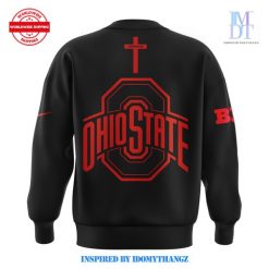 Limited Edition Ohio State JESUS WON BIG Black Sweatshirt 2024