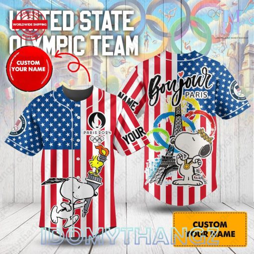 Limited Edition USA Olympic Team Baseball Jersey