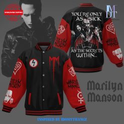 Marilyn Manson The Secrets Baseball Jacket