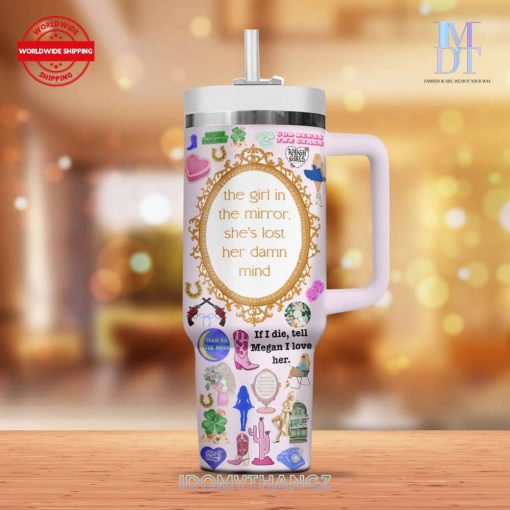 Megan Moroney Miss Universe 40 Oz Stanley Tumbler