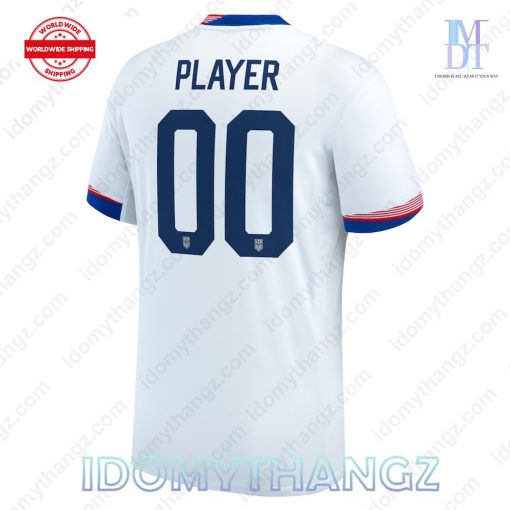 Men Nike USWNT 2024 Personalized American Classic Home Match Jersey