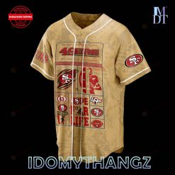 NFL Champions 2024 San Francisco 49ers Steve Young MVP The Lefty Baseball Jersey 2